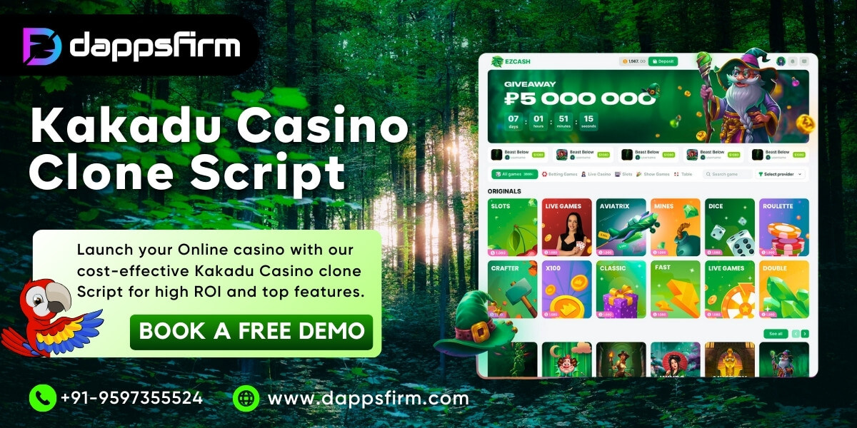 Kakadu Casino clone script - a Affordable Solutions to build a online casino Platform